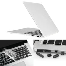 Load image into Gallery viewer, ENKAY for Macbook Air 11.6 inch (US Version) / A1370 / A1465 Hat-Prince 3 in 1 Frosted Hard Shell Plastic Protective Case with Keyboard Guard &amp; Port Dust Plug