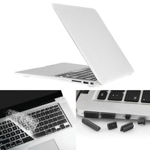 Load image into Gallery viewer, ENKAY for Macbook Air 13.3 inch (US Version) / A1369 / A1466 Hat-Prince 3 in 1 Frosted Hard Shell Plastic Protective Case with Keyboard Guard &amp; Port Dust Plug