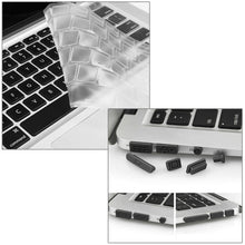 Load image into Gallery viewer, ENKAY for Macbook Air 11.6 inch (US Version) / A1370 / A1465 Hat-Prince 3 in 1 Crystal Hard Shell Plastic Protective Case with Keyboard Guard &amp; Port Dust Plug