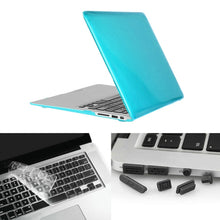Load image into Gallery viewer, ENKAY for Macbook Air 11.6 inch (US Version) / A1370 / A1465 Hat-Prince 3 in 1 Crystal Hard Shell Plastic Protective Case with Keyboard Guard &amp; Port Dust Plug