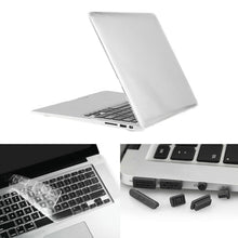 Load image into Gallery viewer, ENKAY for Macbook Air 11.6 inch (US Version) / A1370 / A1465 Hat-Prince 3 in 1 Crystal Hard Shell Plastic Protective Case with Keyboard Guard &amp; Port Dust Plug