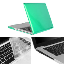 Load image into Gallery viewer, ENKAY for Macbook Pro 13.3 inch (US Version) / A1278 Hat-Prince 3 in 1 Crystal Hard Shell Plastic Protective Case with Keyboard Guard &amp; Port Dust Plug