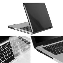 Load image into Gallery viewer, ENKAY for Macbook Pro 15.4 inch (US Version) / A1286 Hat-Prince 3 in 1 Crystal Hard Shell Plastic Protective Case with Keyboard Guard &amp; Port Dust Plug