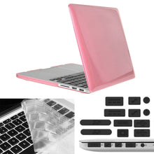 Load image into Gallery viewer, ENKAY for Macbook Pro Retina 15.4 inch (US Version) / A1398 Hat-Prince 3 in 1 Crystal Hard Shell Plastic Protective Case with Keyboard Guard &amp; Port Dust Plug