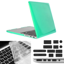 Load image into Gallery viewer, ENKAY for Macbook Pro Retina 15.4 inch (US Version) / A1398 Hat-Prince 3 in 1 Crystal Hard Shell Plastic Protective Case with Keyboard Guard &amp; Port Dust Plug
