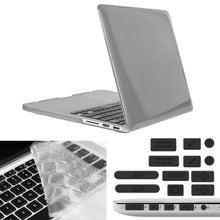 Load image into Gallery viewer, ENKAY for Macbook Pro Retina 15.4 inch (US Version) / A1398 Hat-Prince 3 in 1 Crystal Hard Shell Plastic Protective Case with Keyboard Guard &amp; Port Dust Plug