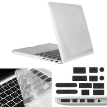 Load image into Gallery viewer, ENKAY for Macbook Pro Retina 15.4 inch (US Version) / A1398 Hat-Prince 3 in 1 Crystal Hard Shell Plastic Protective Case with Keyboard Guard &amp; Port Dust Plug