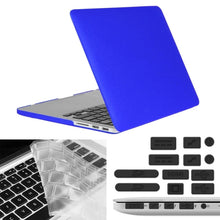 Load image into Gallery viewer, ENKAY for Macbook Pro Retina 15.4 inch (US Version) / A1398 Hat-Prince 3 in 1 Frosted Hard Shell Plastic Protective Case with Keyboard Guard &amp; Port Dust Plug