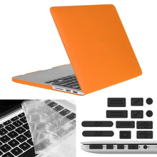 Load image into Gallery viewer, ENKAY for Macbook Pro Retina 15.4 inch (US Version) / A1398 Hat-Prince 3 in 1 Frosted Hard Shell Plastic Protective Case with Keyboard Guard &amp; Port Dust Plug