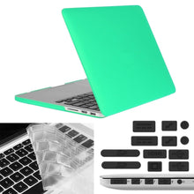 Load image into Gallery viewer, ENKAY for Macbook Pro Retina 15.4 inch (US Version) / A1398 Hat-Prince 3 in 1 Frosted Hard Shell Plastic Protective Case with Keyboard Guard &amp; Port Dust Plug
