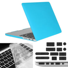 Load image into Gallery viewer, ENKAY for Macbook Pro Retina 15.4 inch (US Version) / A1398 Hat-Prince 3 in 1 Frosted Hard Shell Plastic Protective Case with Keyboard Guard &amp; Port Dust Plug
