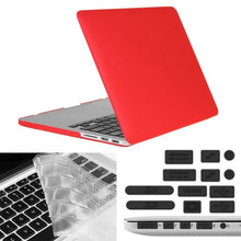 Load image into Gallery viewer, ENKAY for Macbook Pro Retina 15.4 inch (US Version) / A1398 Hat-Prince 3 in 1 Frosted Hard Shell Plastic Protective Case with Keyboard Guard &amp; Port Dust Plug