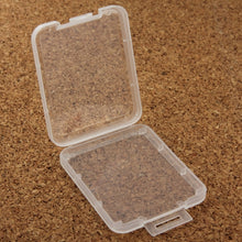 Load image into Gallery viewer, 100Pcs Transparent Plastic Storage Card Box for Compact Flash Card / CF Card, CF Card