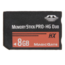 Load image into Gallery viewer, 8GB Memory Stick Pro Duo HX Memory Card - 30MB / Second High Speed, for Use with PlayStation Portable (100% Real Capacity), 8GB