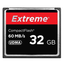 Load image into Gallery viewer, 32GB Extreme Compact Flash Card, 400X Read  Speed, up to 60 MB/S (100% Real Capacity), 32GB