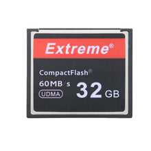 Load image into Gallery viewer, 32GB Extreme Compact Flash Card, 400X Read  Speed, up to 60 MB/S (100% Real Capacity), 32GB
