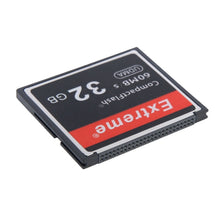 Load image into Gallery viewer, 32GB Extreme Compact Flash Card, 400X Read  Speed, up to 60 MB/S (100% Real Capacity), 32GB