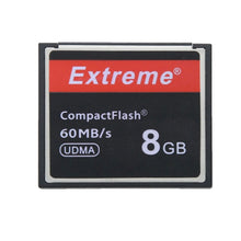 Load image into Gallery viewer, 8GB Extreme Compact Flash Card, 400X Read  Speed, up to 60 MB/S (100% Real Capacity), 8GB