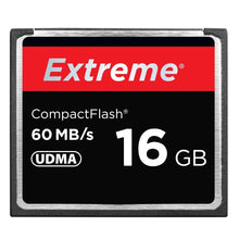 Load image into Gallery viewer, 16GB Extreme Compact Flash Card, 400X Read  Speed, up to 60 MB/S (100% Real Capacity), 16GB