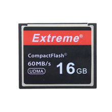 Load image into Gallery viewer, 16GB Extreme Compact Flash Card, 400X Read  Speed, up to 60 MB/S (100% Real Capacity), 16GB