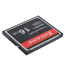 Load image into Gallery viewer, 16GB Extreme Compact Flash Card, 400X Read  Speed, up to 60 MB/S (100% Real Capacity), 16GB