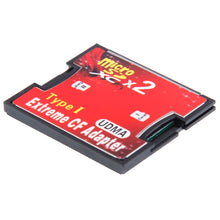 Load image into Gallery viewer, 2-Socket Micro SD to CF Compact Flash Memory Card Adapter, 2-Socket