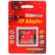 Load image into Gallery viewer, 2-Socket Micro SD to CF Compact Flash Memory Card Adapter, 2-Socket