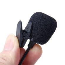 Load image into Gallery viewer, Car Audio Microphone 3.5mm Jack Plug Mic Stereo Mini Wired External Clip Microphone Player for Auto DVD Radio, Cable Length: 2.1m, Clip