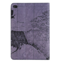Load image into Gallery viewer, Map Pattern Horizontal Flip Smart Leather Case with Holder &amp; Card Slots &amp; Wallet for iPad Mini 4, Random Delivery