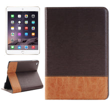 Load image into Gallery viewer, Cross Texture Horizontal Flip Smart Leather Case with Holder &amp; Card Slots &amp; Wallet for iPad Mini 4