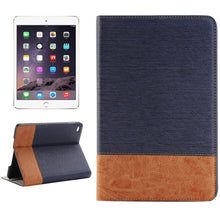Load image into Gallery viewer, Cross Texture Horizontal Flip Smart Leather Case with Holder &amp; Card Slots &amp; Wallet for iPad Mini 4