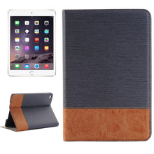 Load image into Gallery viewer, Cross Texture Horizontal Flip Smart Leather Case with Holder &amp; Card Slots &amp; Wallet for iPad Mini 4
