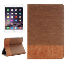 Load image into Gallery viewer, Cross Texture Horizontal Flip Smart Leather Case with Holder &amp; Card Slots &amp; Wallet for iPad Mini 4