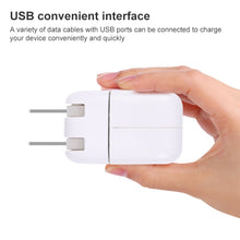 Load image into Gallery viewer, 10W USB Charging Adapter with Foldable Plug, US Plug