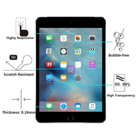 75 PCS 0.3mm 9H+ Surface Hardness 2.5D Explosion-proof Tempered Glass Film for iPad mini / mini 2 Retina / mini 3