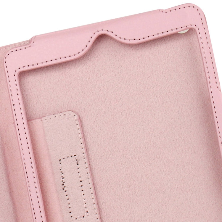 2-fold Litchi Texture Flip Leather Case with Holder Function for iPad mini / mini 2 Retina