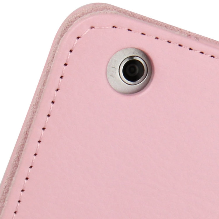 2-fold Litchi Texture Flip Leather Case with Holder Function for iPad mini / mini 2 Retina