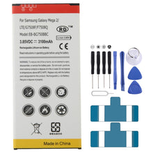 Load image into Gallery viewer, EB-BG750BBC 3.85V / 3100mAh Rechargeable Li-ion Battery for Galaxy Mega 2 / LTE / G7508F / F7508Q