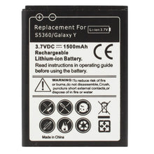 Load image into Gallery viewer, 1500mAh Replacement Battery for Galaxy Y / S5360