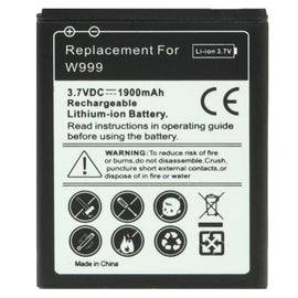 1900mAh Replacement Battery for Samsung W999