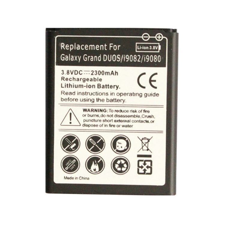 2300mAh Replacement Battery for Galaxy Grand DUOS / i9082 / i9080