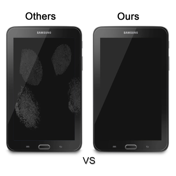 0.4mm 9H+ Surface Hardness 2.5D Explosion-proof Tempered Glass Film for Galaxy Tab 3 Lite T110 / T111 / T113