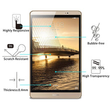 Load image into Gallery viewer, 0.4mm 9H Surface Hardness Explosion-proof Tempered Glass Film for Huawei MediaPad M2 8.0