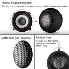 Load image into Gallery viewer, Small Hamburger Mini Portable Stereo Speaker for iPod, MP3, MP4, MP5, Mobile Phone, Laptop