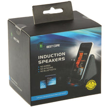Load image into Gallery viewer, Wireless Magic Audio Amplifying Induction Speaker Holder for iPhone 5 &amp; 5S &amp; 5C / 4 &amp; 4S (Black)