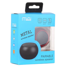 Load image into Gallery viewer, Mini Metal Wireless Bluetooth Speaker,  Hands-free, LED Indicator