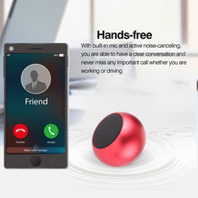 Load image into Gallery viewer, Mini Metal Wireless Bluetooth Speaker,  Hands-free, LED Indicator