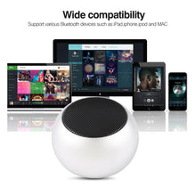 Load image into Gallery viewer, Mini Metal Wireless Bluetooth Speaker,  Hands-free, LED Indicator