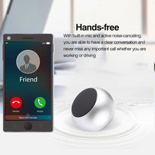 Load image into Gallery viewer, Mini Metal Wireless Bluetooth Speaker,  Hands-free, LED Indicator