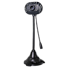 Load image into Gallery viewer, 5.0 Mega Pixels USB 2.0 Driverless PC Camera / Webcam with MIC and 4 LED Lights, Cable Length: 1.1m